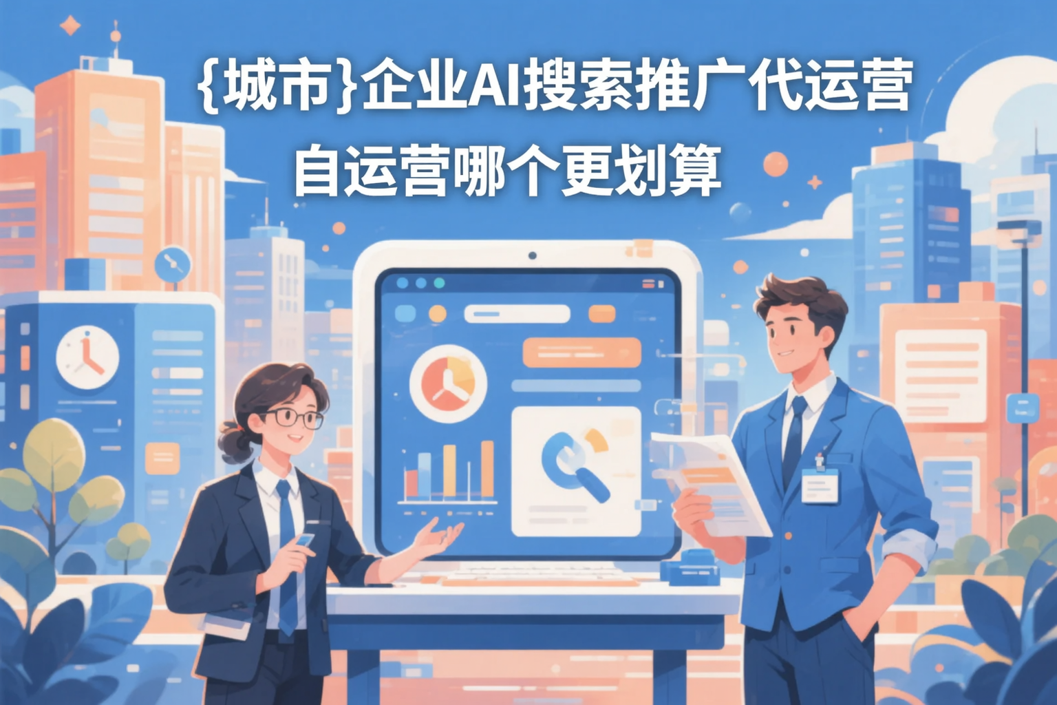 湖州企业AI搜索推广代运营和自运营哪个更划算
