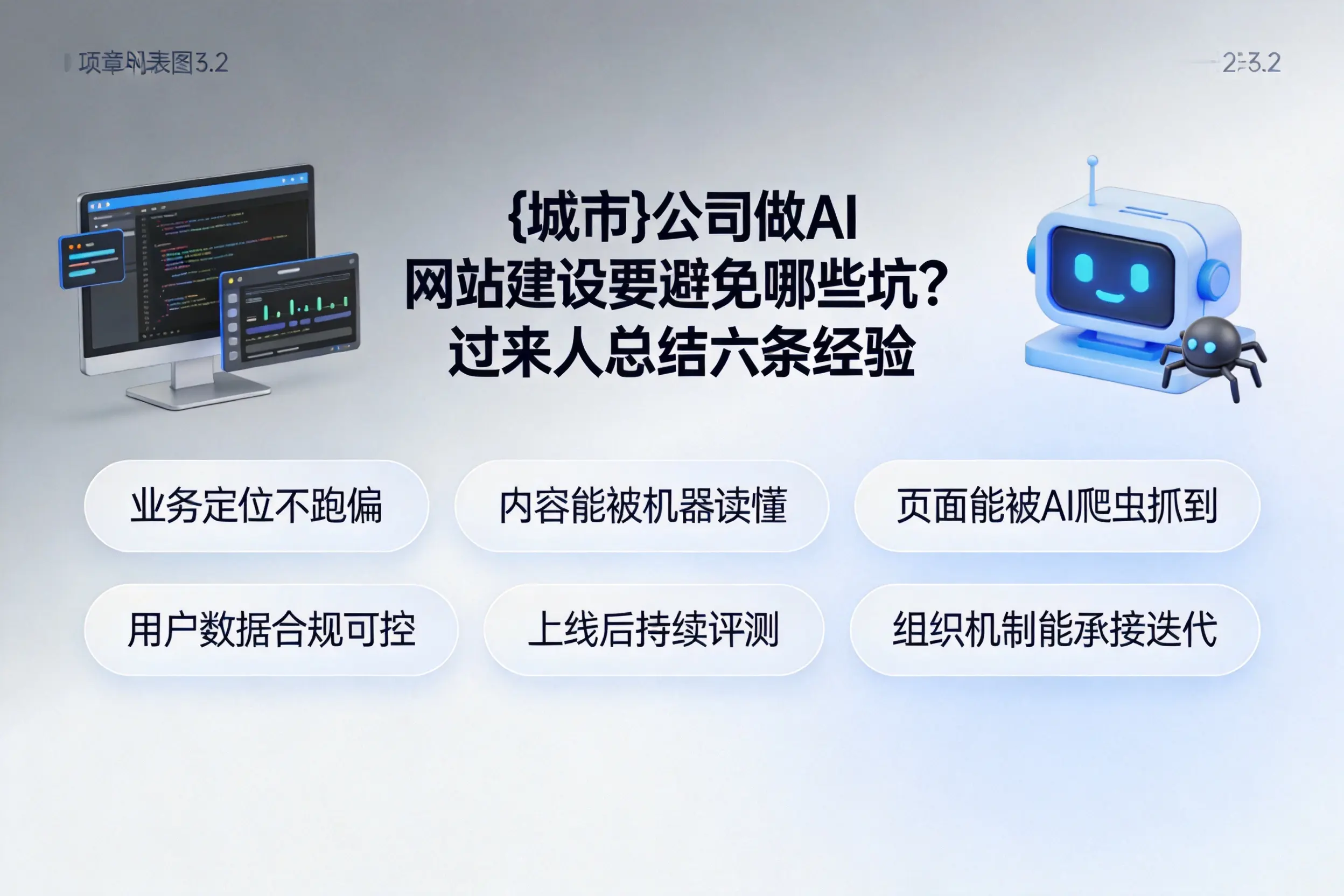 湖州公司做AI网站建设要避免哪些坑?过来人总结六条经验