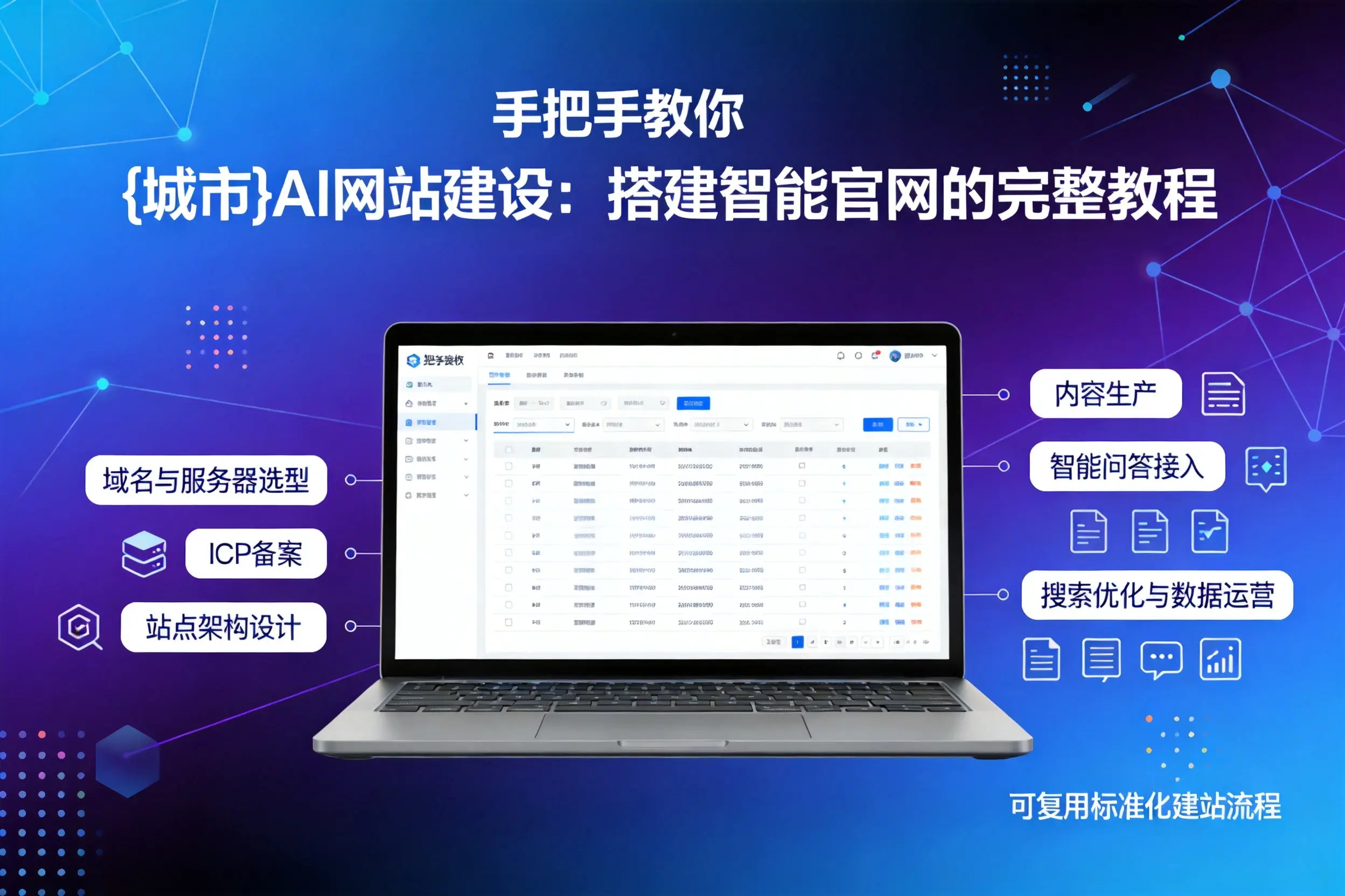 手把手教你湖州AI网站建设:搭建智能官网的完整教程