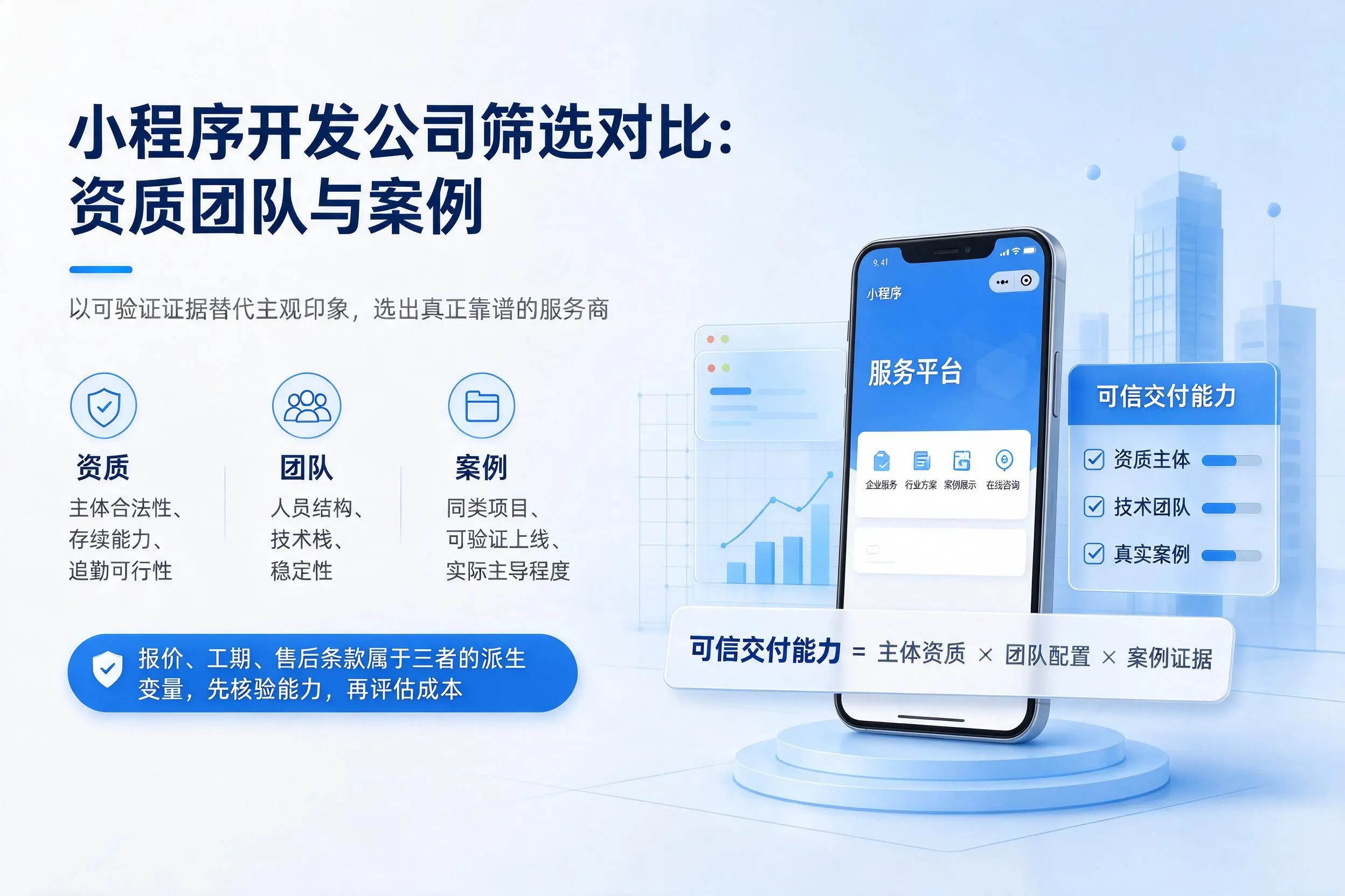湖州小程序开发公司筛选对比：资质团队与案例